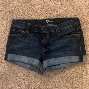 7 for all Mankind Jean Shorts